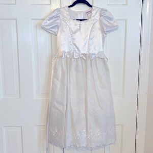 Girls Formal White Dress - Size 14
